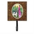 thumbnail image 2 of Carolines Treasures SS8154SH4 Lady with Her Norwegian Elkhound Leash Holder or Key Hook, Small, Multicolor, 2 of 2