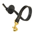 thumbnail image 1 of Dean & Tyler 741360338050 0.5 in. Hand Control Brass Pull Tab Leash, Black - 3 ft., 1 of 1