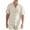 Mens Shirts Beige, variant on Mens Linen T Shirts, Short Sleeve Shirts for Men Summer Casual Vintage Solid Color Lapel Button Down Dressy Blouses with Pockets S-3XL