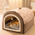 thumbnail image 2 of Warm indoor dog house with removable and washable cushion, comfortable and ideal for sleeping indoors (size XL), 2 of 4