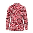 thumbnail image 5 of Yuyamidu Christmas Golf Shirts for Women Size L Red Candy Canes Golf Outfits for Workout Hiking Soft Athletic Shirt Lightweight Tops Tennis Shirt, 5 of 8