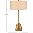 thumbnail image 2 of Currey And Company 6000-0861 33" Tall Buffet Table Lamp - Brass, 2 of 6
