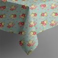 thumbnail image 5 of Pioneer Flower Floral Print Pattern Square Tablecloth, Waterproof Wipeable Spillproof Washable Table Cover for Home Kitchen Party and Daily Decor 60"x60", 5 of 6