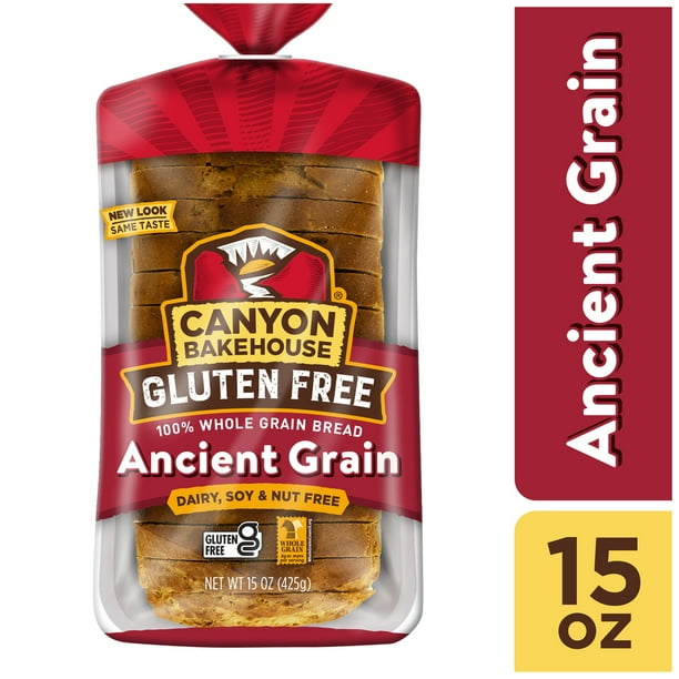 Canyon Bakehouse Ancient Grain Gluten Free Bread 100 Whole Grain Sandwich Bread Fresh 15 Oz Loaf - Walmartcom