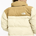 thumbnail image 2 of The North Face 92 Low-Fi Hi-Tek Nuptse Down Puffer Jacket in Beige/Brown, Size XL, 2 of 3
