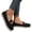 Black, variant on QWKLEAJ Women’s Slip On Casual Loafer Shoes, Metal Chain Linen Jute Platform Flats for Office Dressy Daily Walking Footwear Beige 8