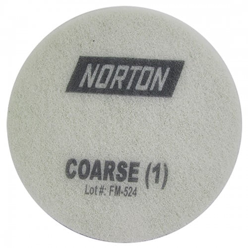Norton White 17 Inch Diamond Maintenance Pad - Coarse