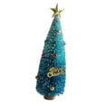 thumbnail image 4 of Mini árbol de Navidad artificial Perfecl pequeño de cepillo de botella Azul 19cm, 4 of 8