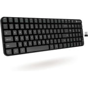 Small Wireless Keyboard, X9 Performance Wireless Keyboard for Laptop or Desktop with Number Pad - Compact Footprint and Comfortable Typing Computer Keyboard Wireless for Windows PC Chromebook Surface