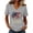 #272Gray, variant on 250 Anniversary USA V Neck Shirt for Women 250th Birthday Patriotic American Flag T-Shirt