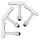 thumbnail image 2 of llaves triangulares universales para cubos de basura exteriores, tapas de cubos de basura, hidrantes de agua, paneles de armarios eléctricos, llave multiusos de metal resistente, 2 of 8