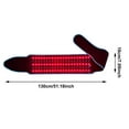 thumbnail image 2 of Hearth & Gear Red Light Belt Wavelength Red Light Belt Using Lifting Technology To Relax Muscles Adjustable And Portable Promoting Physical And Mental Health And Relaxation Weight Beach Set Rubber, 2 of 6