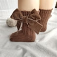 thumbnail image 7 of Seyurigaoka Newborn Bow-knot Socks, Autumn and Winter Baby Hosiery for Indoor Outdoor, 7 of 7