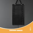 thumbnail image 3 of SOPOTUTU 2Pcs Karate Belt Storage Rack Felt Hanging Display Black for Martial Arts Belt Showcase, 3 of 8