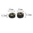 thumbnail image 4 of 4 piezas 1:64 neumáticos de rueda de goma con piezas de repuesto de eje hueco de 25 mm para coches , juguetes para B2 Sunnimix  Llanta de rueda de goma, 4 of 8