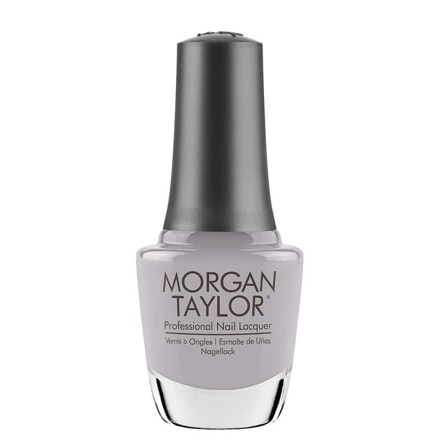 Morgan Taylor Laca de uñas (Cashmere Kind Of Gal) Esmalte de uñas plateado Esmalte de uñas de larga duración Esmalte de uñas plateado Esmalte de uñas de dedo 5 onzas
