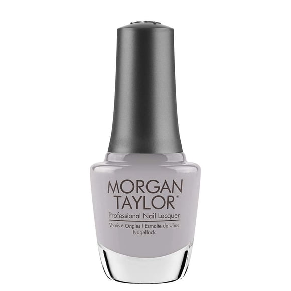 Morgan Taylor Laca de uñas (Cashmere Kind Of Gal) Esmalte de uñas plateado Esmalte de uñas de larga duración Esmalte de uñas plateado Esmalte de uñas de dedo 5 onzas