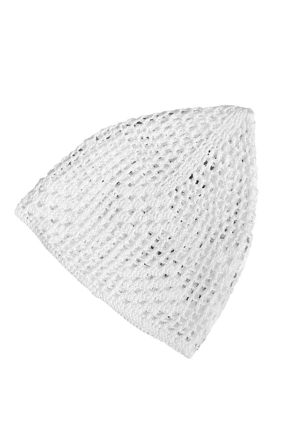 Adult Men Crochet Prayer Hat Traditional Indian Kufi Bonnet Hat Turban Hat Round Hat Ethnic Headwear