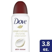 Dove Advanced Care Dry Spray Antiperspirant Deodorant Skin Renew, 3.8 oz