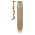 thumbnail image 3 of Dulchany Clip in Ponytail Extension Wrap Around Long Straight Pony Tail Hair 24 Inch Synthetic Hairpiece, 3 of 7