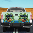 thumbnail image 2 of Lotusprinthandmade Sleeping Cat Lovers Tailgate Wrap 2 Sizes (26"x66"), cute sleeping cat tailgate graphic, cozy cat truck decal, 2 of 5
