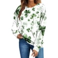 thumbnail image 5 of Rutainlusire Womens 2026 Trendy St. Patricks Day Comfy Loose Sweatshirts Shirts Women's St. Patrick's Day Printed Loose Round Neck Sweatshirt, 5 of 5