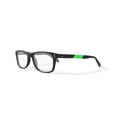 thumbnail image 3 of Nike Kids Rectangular Eyeglasses, NIKE 5538G, Black/Lime, 46-17-130, with Case, 3 of 14
