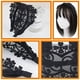 thumbnail image 2 of Diadema ancha de encaje para mujer, tocado de encaje, diadema de fiesta, tocado, 2 of 5