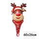 thumbnail image 3 of Globos de aluminio con forma de hombre de jengibre de Navidad, globos de Navidad, globos de helio para Navidad, suministros para fiestas de Año Nuevo, decoración navideña 2023, 3 of 5