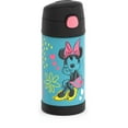 thumbnail image 4 of Bouteille isolée à pression Acier Inoxydable de 12 oz avec paille Funtainer de Thermos, Minnie Mouse, 4 of 6