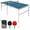 Blue, variant on GoSports 6 Ft x 3 Ft Mid-Size Table Tennis Game Set - Indoor/Outdoor Portable Table Tennis Game, Includes 2 Paddles and 4 Balls
