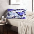 thumbnail image 6 of Goofa Butterflies Pattern Pillow Case – Plush & Soft Cushion Cover, Hypoallergenic Throw Pillow Case for Comfortable Sleep with Envelope Closure-16"x24", 6 of 6