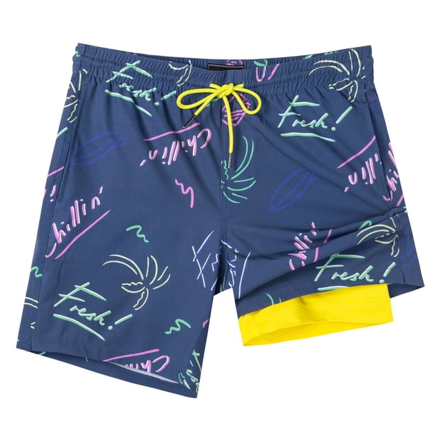 Bañador Hombre SURF CUZ Mariner Doodles 7" Secado Rápido Talla S