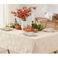 thumbnail image 5 of Newbridge Thanksgiving Taupe Tremont Autumn Leaf Damask 52 x 70 inch Rectangle Fabric Tablecloth, 5 of 7