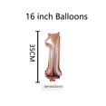 thumbnail image 4 of Globos de números de aluminio dorado y plateado, decoraciones digitales para fiestas de cumpleaños y bodas, suministros para Baby Shower, 16, 32 y 40 pulgadas, 4 of 4