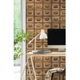 thumbnail image 2 of NextWall Library Card Catalog Peel and Stick Wallpaper, 2 of 8