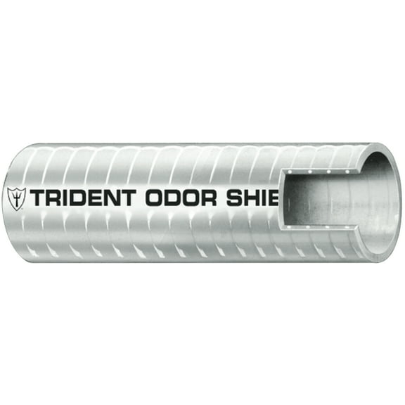 Trident Smooth Light Grey Odor Shield Sanitation Marine Hose