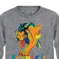 thumbnail image 3 of The Lion King - Scar - Fearless - Toddler & Youth Long Sleeve Graphic T-Shirt, 3 of 5