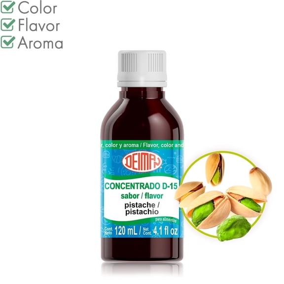 Artificial Food Flavoring - Concentrate Pistachio D-15 - Size:120ml
