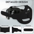 thumbnail image 3 of Bandeau Réglable Compatible pour Meta Quest 2, Oculus Quest 2 avec Coussin de Tête, Remplacement pour Sangle Élite Confortable Sangle de Protection, 3 of 5