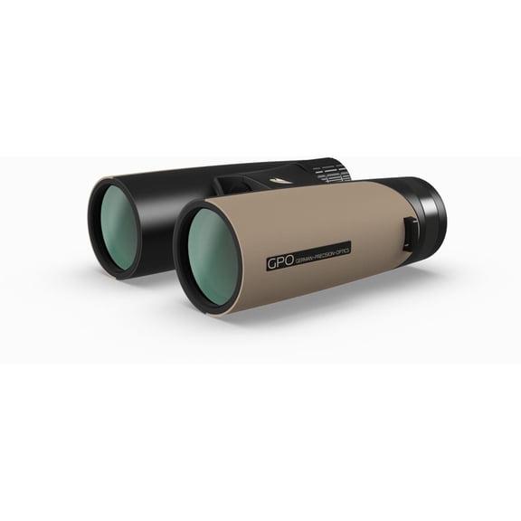 German Precision Optics PASSION ED 10x42mm Schmidt-Pechan Prism Binocular, Desert Sand