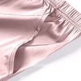 thumbnail image 7 of ylioge 2 Piece Satin Pajama Sets for Women Lace Splice Sleeveless Tank Tops Wide Leg Shorts Trendy Solid Color Soft Homewear Sleepwear Pajamas Outfits, 7 of 7