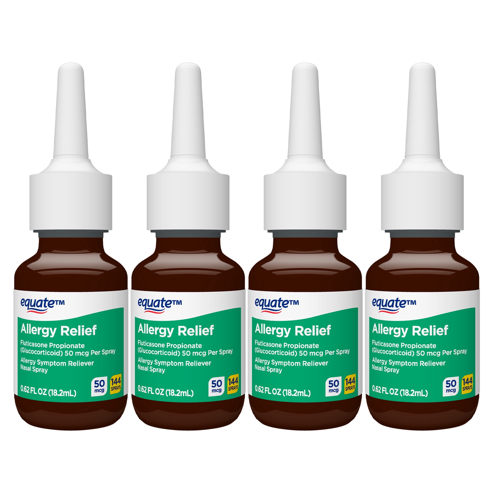 Equate Fluticasone Propionate Nasal Allergy Relief Spray, 50 mcg, Non-Drowsy