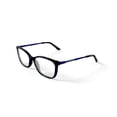 thumbnail image 2 of Christie Brinkley Women's C328 Square Prescription Eyeglasses with Case, Blue Tortoise, 2 of 6