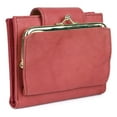 thumbnail image 2 of Julia Buxton Women's Heiress Cardex Leather, Red, 2 of 6