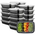 thumbnail image 1 of Paquete de 20 Contenedores para Alimentos con Tapa Bluelander (Sin Divisiones), 1 of 5