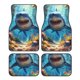thumbnail image 1 of Balery Colorful Underwater Shark Juego de 4 Alfombrillas para Auto, Revestimientos de Caucho Resistente, Diseño Antideslizante, 1 of 7