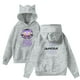 thumbnail image 1 of Pop cazadora para niña Demon Hunters Women's Fashion Cat-Ear Crop Top Hooded Sweatshirt （Light Gray）, 1 of 4