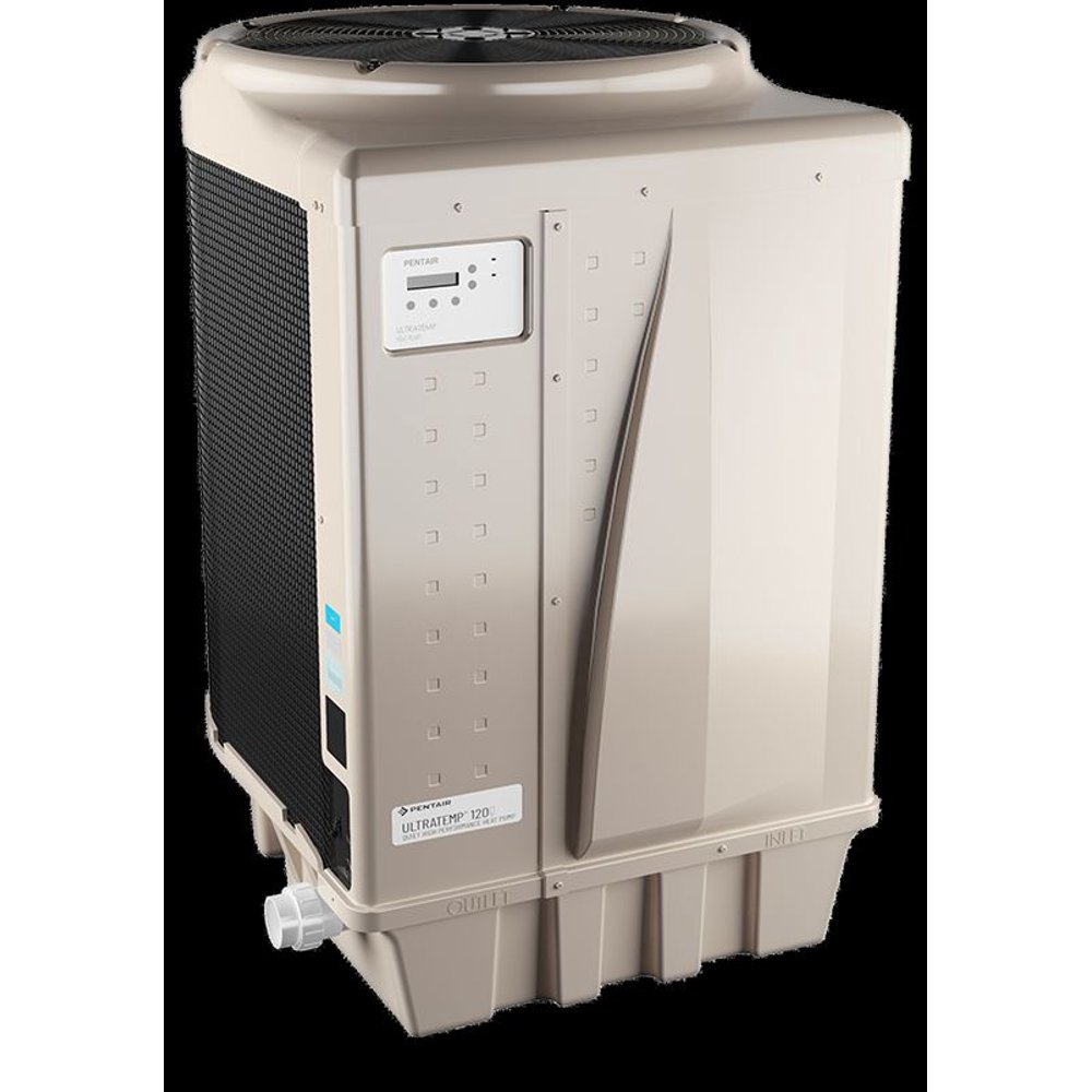 UltraTemp 120 High Performance Pool Heat Pump, 127K BTU, Black