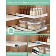 thumbnail image 4 of Organizadores Extraíbles para Armarios de Cocina, Cajones Inferiores con Guías Metálicas para un Deslizamiento Suave, Organizador Multiusos para Armarios de Baño y Dormitorio (una pieza), 4 of 4